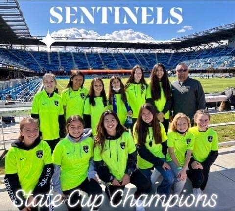 Sentinels girls team named State Cup Champions at PayPal Park stadium